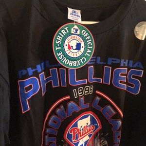 Vintage NOS Starter Philadelphia Phillies 1993 TEE Men Size X-Large